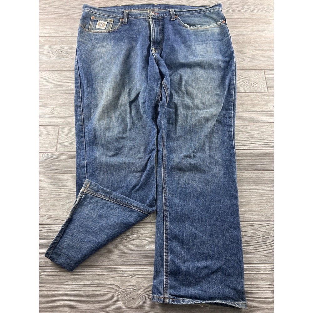 Cinch Carpenter Jeans Mens 42x30 Blue Denim Relaxed Fit Workwear MB92834013